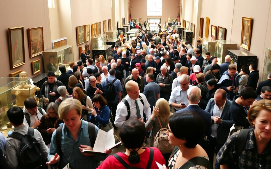 Problemas con visitas al museo