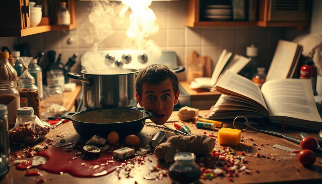 errores en la cocina