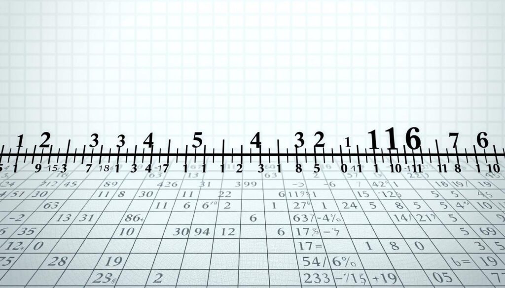 errores matemáticos en líneas numéricas